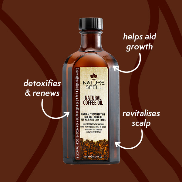 Nature Spell Coffee Oil For Skin & Hair