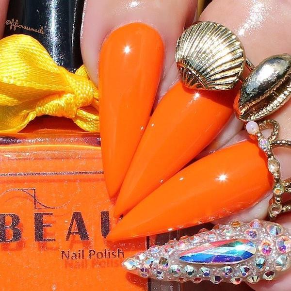 BEAU Polish Orange You A Cutie Neon Nail Polish 10ml