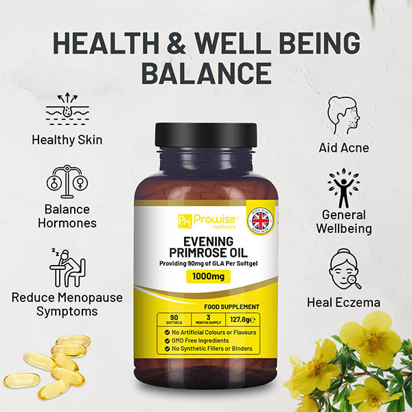 Prowise Evening Primrose Oil 1000mg 90 Softgels