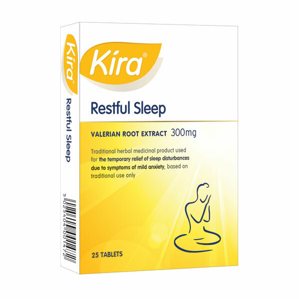 Kira Restful Sleep Valerian Root Extract 25 Tablets