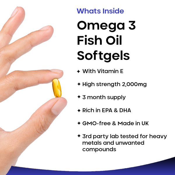 New Leaf - Omega 3 2000mg High Strength EPA DHA 180 Softgels