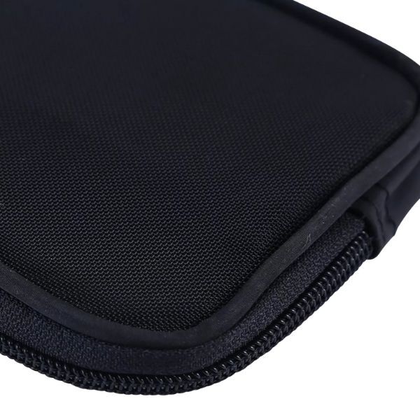 Tweezy Mesh Cosmetics Bag Travel Case Black