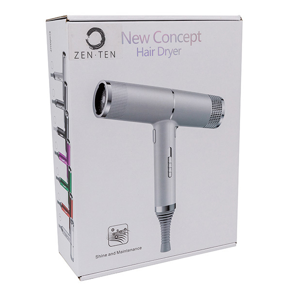 Zenten New Concept T-Shape Lightweight Hair Dryer Gunmetal