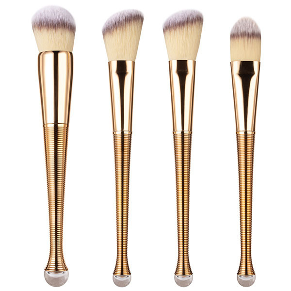 LaRoc 6 Piece - Gold Makeup Brushes