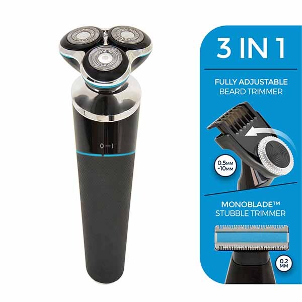 Paul Anthony Lithium Pro3 USB Wet&Dry Rotary Shaver/Trimmer