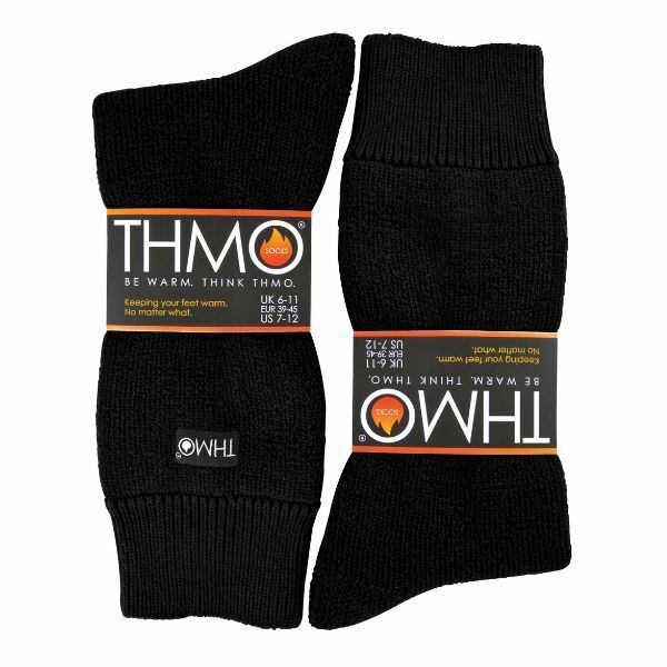 THMO Mens Fleece Lined Winter Thermal Socks 6-11 UK