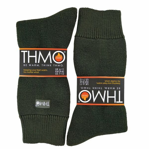 THMO Mens Fleece Lined Winter Thermal Socks 6-11 UK