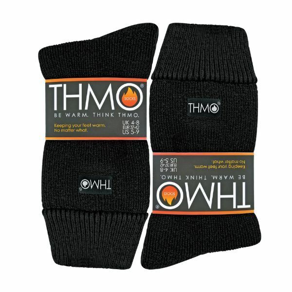 THMO Ladies Fleece Lined Winter Thermal Socks 4-8 UK