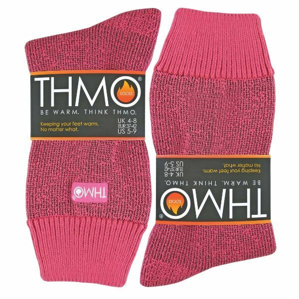 THMO Ladies Fleece Lined Winter Thermal Socks 4-8 UK