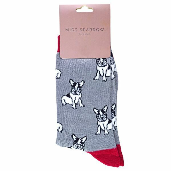 Miss Sparrow Ladies Dog Design Bamboo Socks 4-7 UK