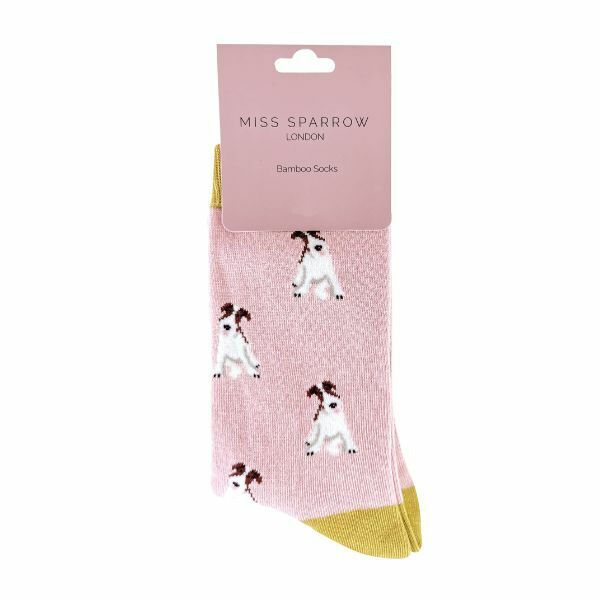 Miss Sparrow Ladies Dog Design Bamboo Socks 4-7 UK