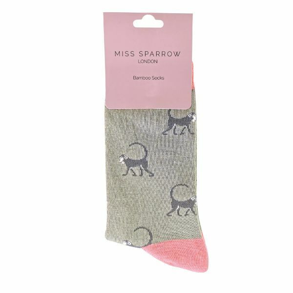 Miss Sparrow Ladies Animal Design Bamboo Socks 4-7 UK