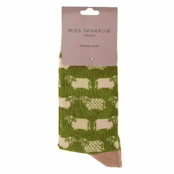 Miss Sparrow Ladies Animal Design Bamboo Socks 4-7 UK