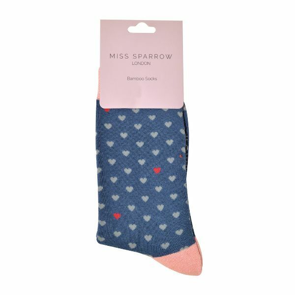 Miss Sparrow Ladies Novelty Patterned Bamboo Socks - 4-7 UK