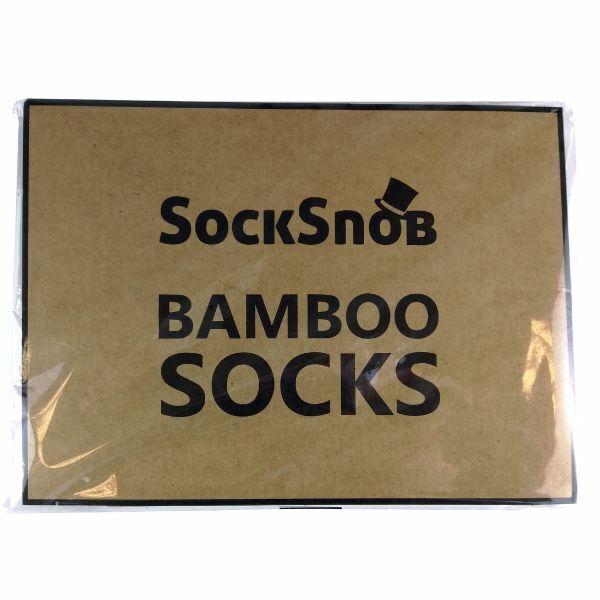 Sock Snob 4 Pairs Mens Soft Bamboo Crew Socks 7-11 UK