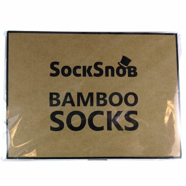 Sock Snob 4 Pairs Mens Soft Bamboo Crew Socks 7-11 UK