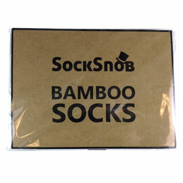 Sock Snob 4 Pairs Mens Soft Bamboo Crew Socks 7-11 UK