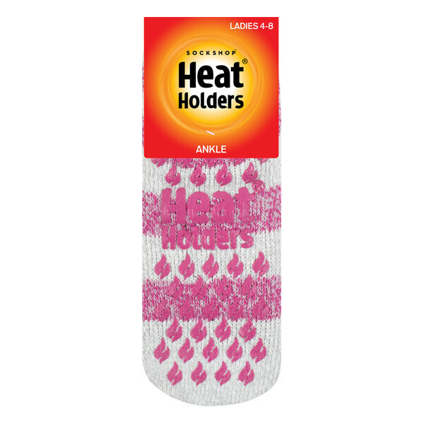 Heat Holders Ladies Low Cut Thermal Slipper Socks 4-8 UK