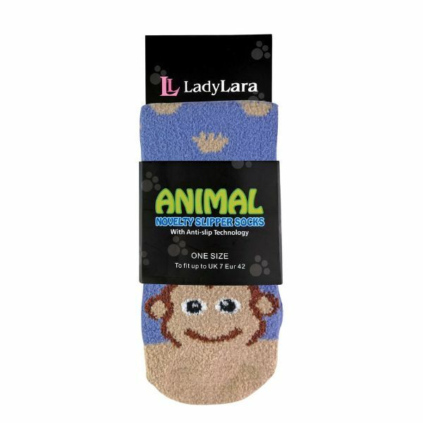 Sock Snob Ladies Slipper Socks with Animal Designs 4-8 UK