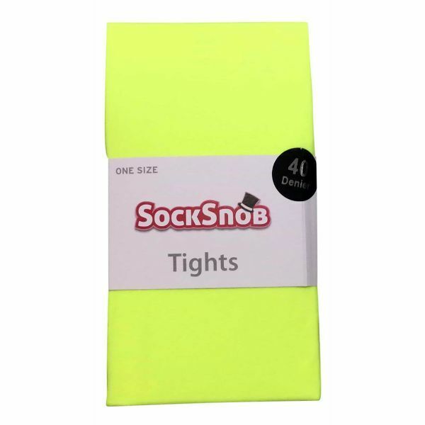 Sock Snob Ladies 40 Denier Novelty Colourful Neon Tights