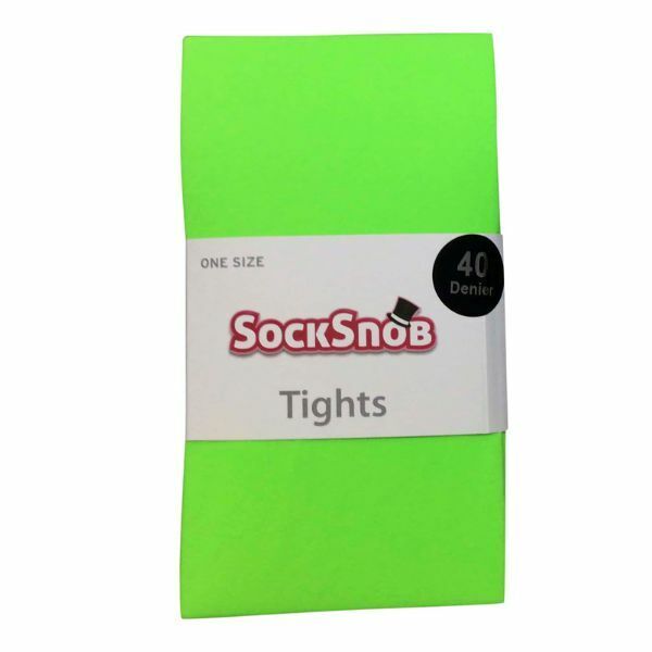 Sock Snob Ladies 40 Denier Novelty Colourful Neon Tights