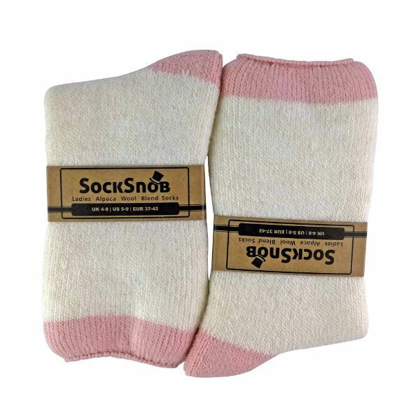 Sock Snob Ladies Alpaca Wool Blend Slipper Socks 4-8 UK