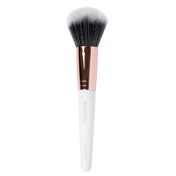 Brushworks White & Gold Powder Brush