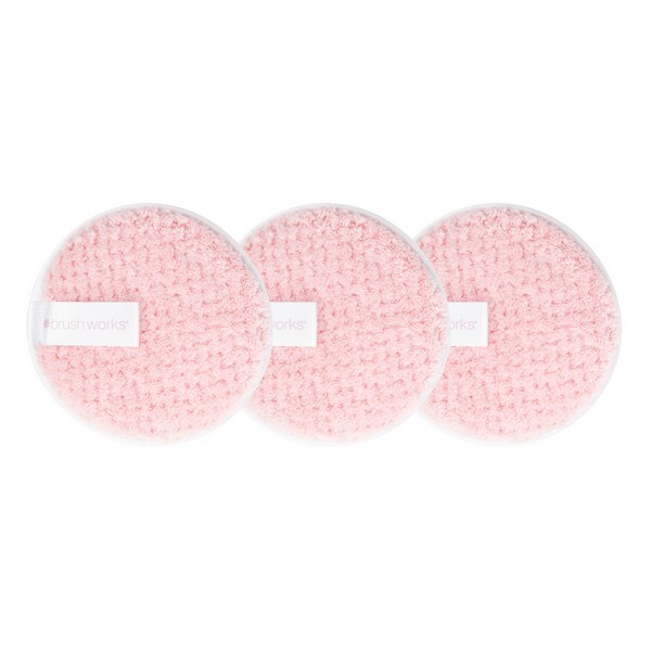 Brushworks Reusable Makeup Remover Pads (Pack of 3)