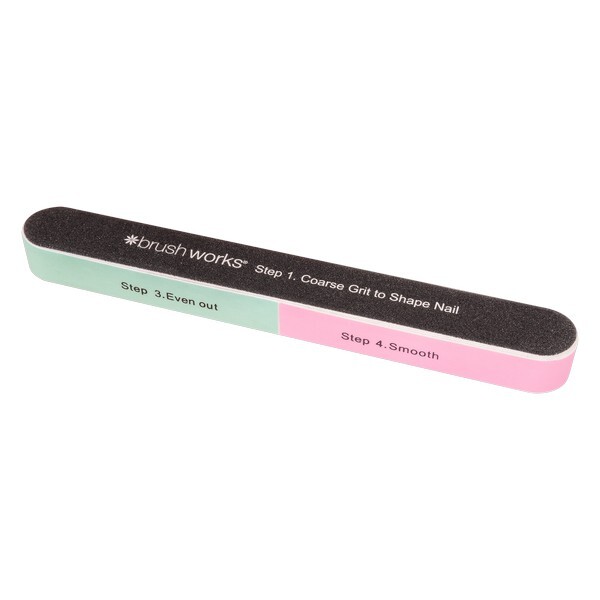 Brushworks 6 Sided Nail File - Shape & Shine