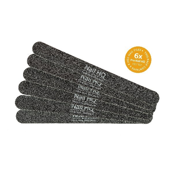 Nail HQ Professional Nail Files - 6 Pack