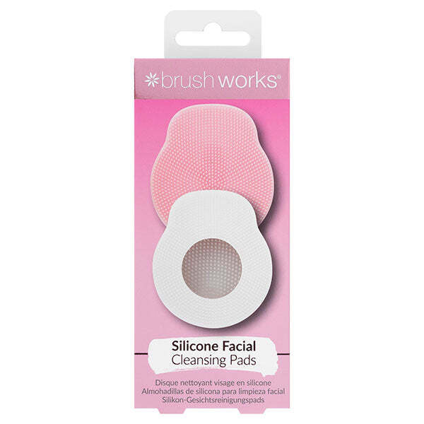 Brushworks Silicone Cleansing Pads - 2 Pack