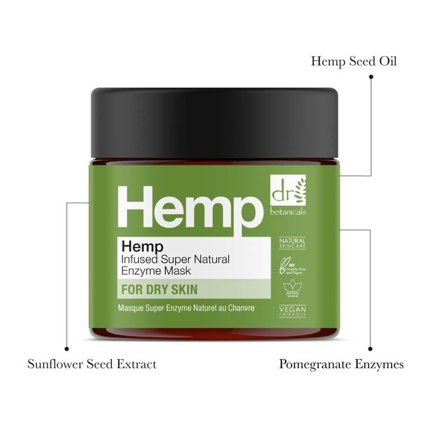 Dr Botanicals Hemp Infused Super Natural Enzyme Mask 60ml