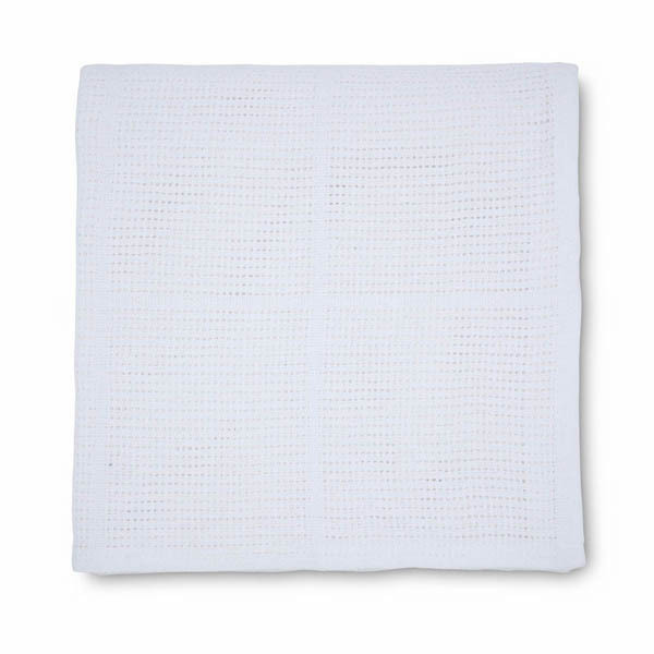 Martex Baby Cotton Leno Weave Cellular Blanket Large White