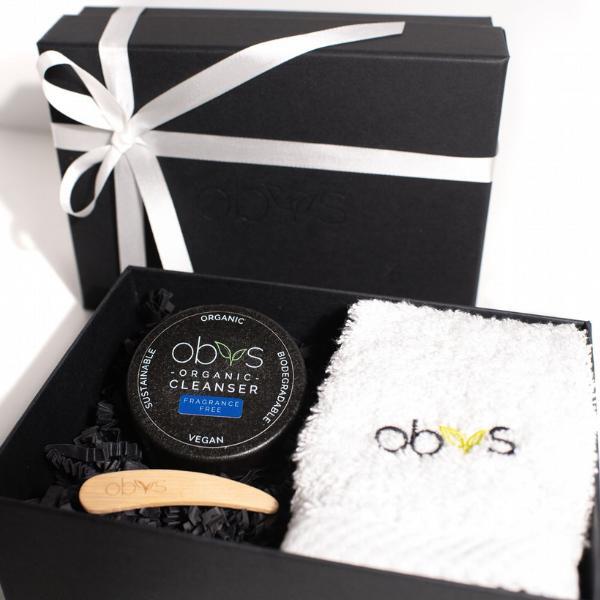 Obvs Skincare Organic Cleanser Fragrance-Free Gift Set