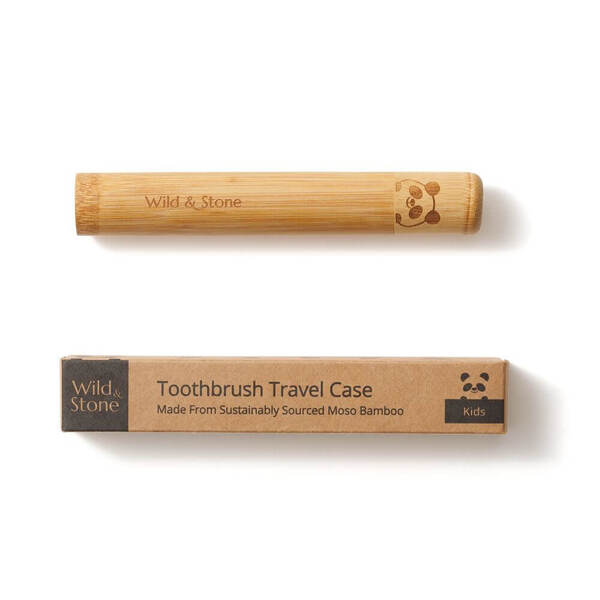 Wild & Stone | Bamboo Toothbrush Travel Holder - Child