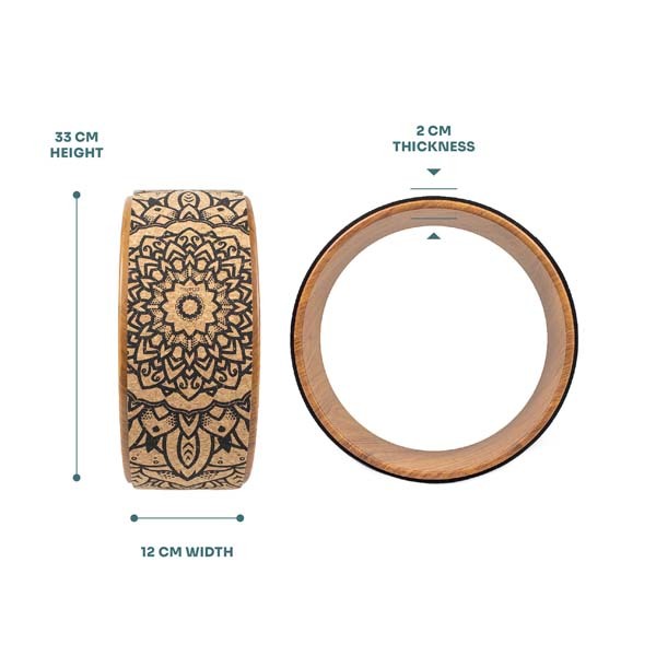 Myga Cork Yoga Wheel