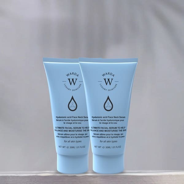 WARDA Hyaluronic acid Face Neck Serum 30ml x 2