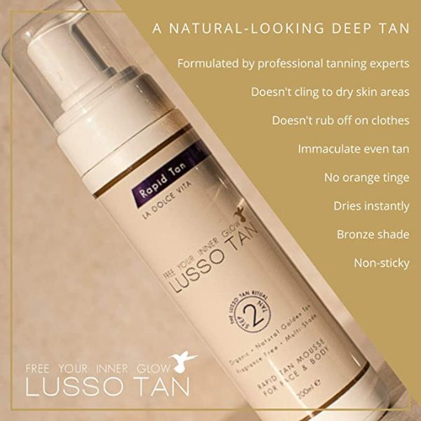 Lusso Tan Rapid Tan Mousse 200ml