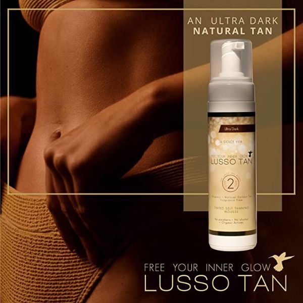 Lusso Tan Tinted Self Tanning Mousse Ultra Dark 200ml