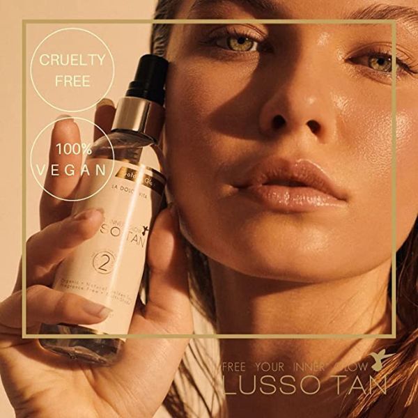 Lusso Tan Golden Glow Face & Hand Tanning Mist 100ml