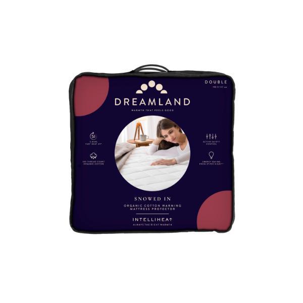 Dreamland Organic Warming Mattress Protector - Double