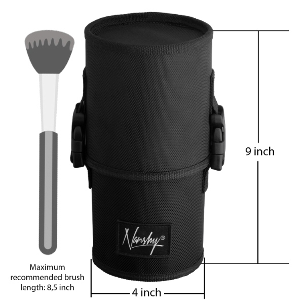 Nanshy Travel Makeup Brush Holder Case