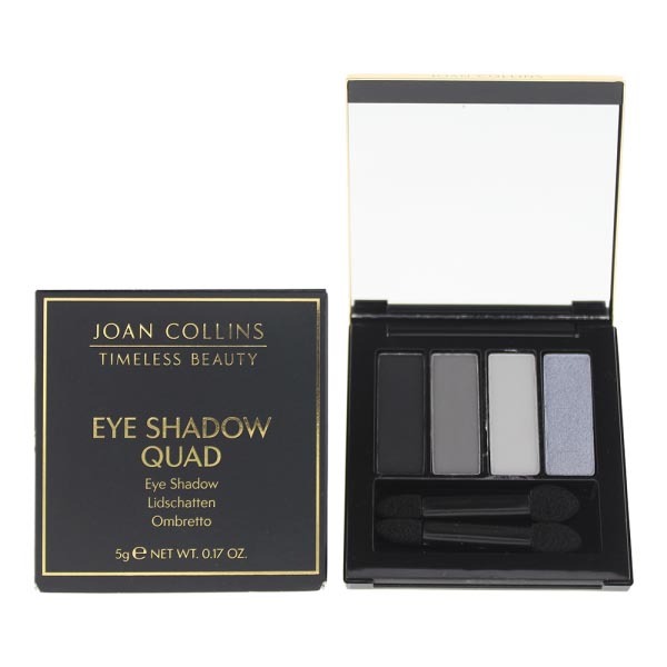 Joan Collins Eyeshadow Quad 5g Misty Greys & Silver