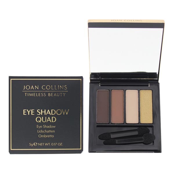 Joan Collins Eyeshadow Quad 5g Moody Browns & Gold