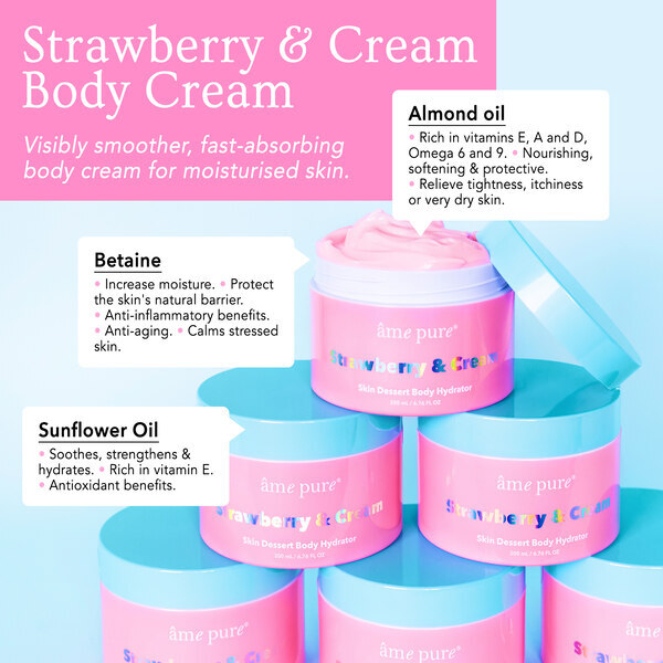 âme pure Strawberry & Cream | Skin Dessert 200ml