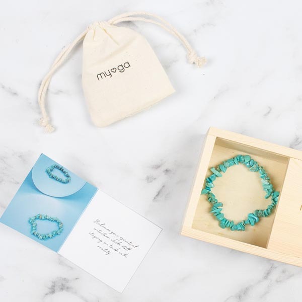 Myga Chip Bracelet - Turquoise