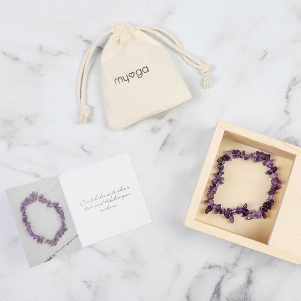 Myga Chip Bracelet - Amethyst