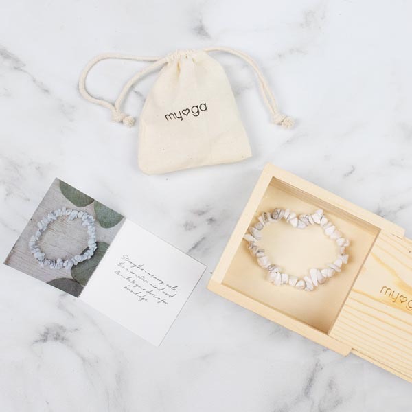 Myga Chip Bracelet - Howlite