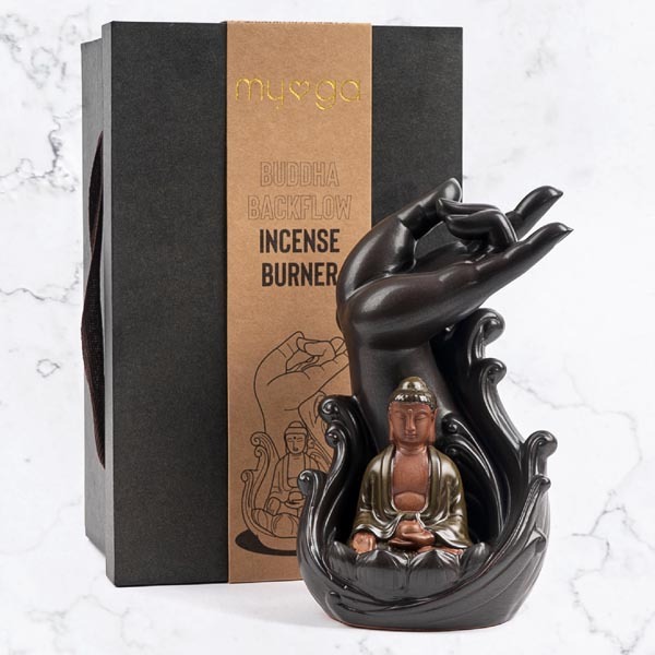 Myga Backflow Incense Burner - Buddha