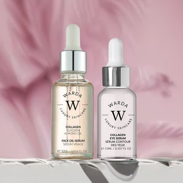 Warda Collagen Eye Serum + Boost Oil Serum